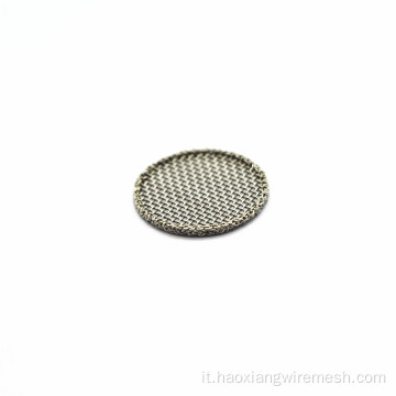 Disco filtro in acciaio inossidabile da 10 mm